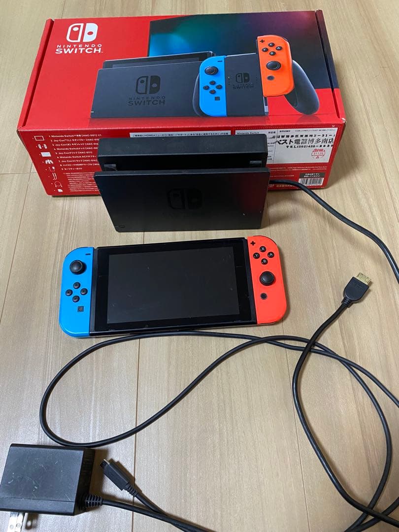 Nintendo Switch 本体 充電器付き　箱付き