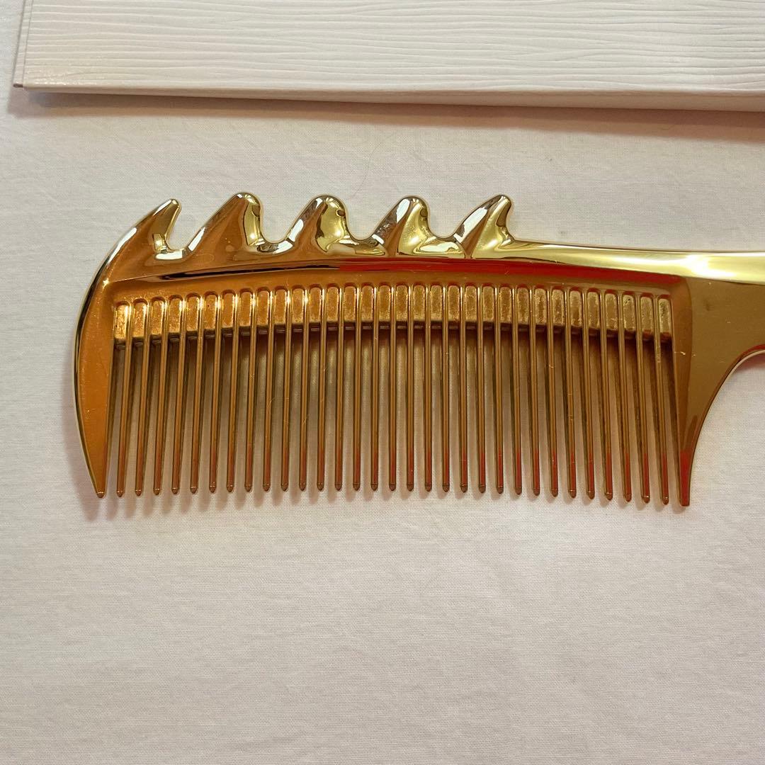 LOVE CHROME スカルプコーム ゴールド