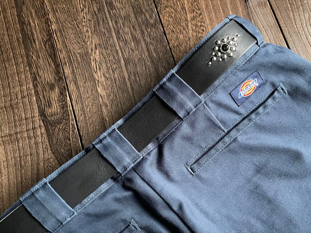 オーダー品　ディッキーズ874専用スタッズベルト　シルバー　ミッスーリ