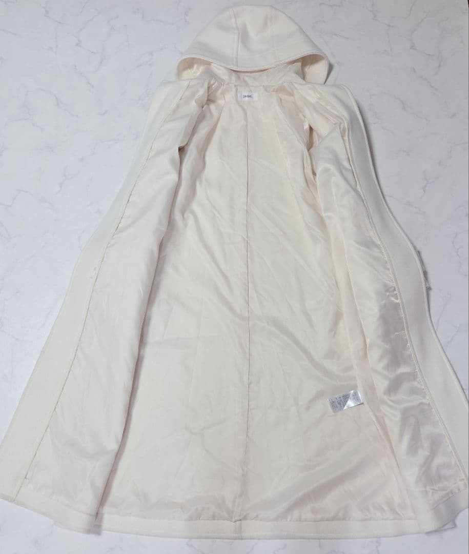 美品✨スナイデル SNIDEL ロングダッフルコート ホワイト S WEB限定
