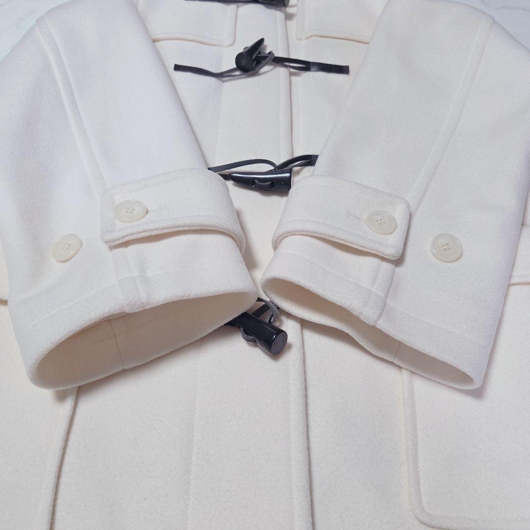 美品✨スナイデル SNIDEL ロングダッフルコート ホワイト S WEB限定