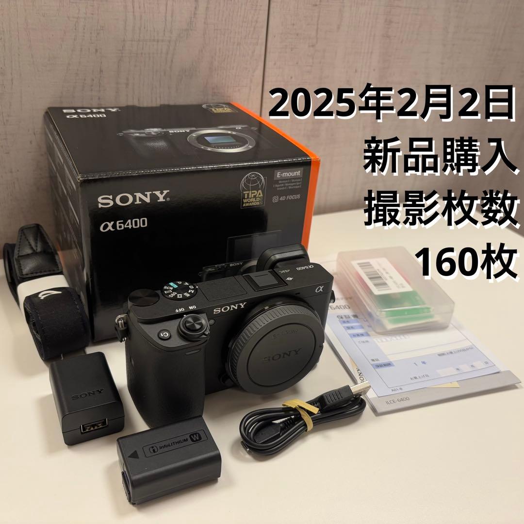 ■ショット数160枚■SONY α6400 ボディ ILCE-6400 ブラック