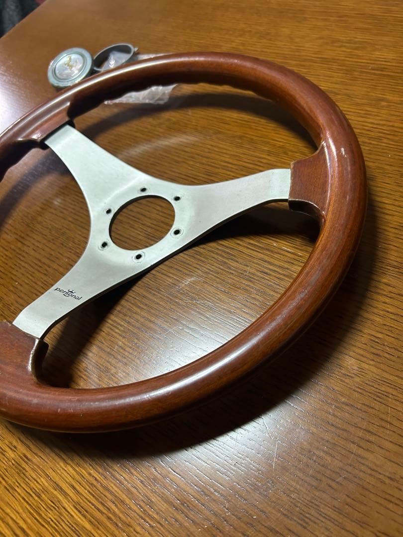 パーソナル マンタ3 マンタ4 2本セット ウッド ステアリング ハンドル 美品