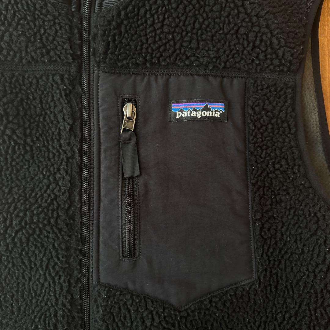 2019 美品【パタゴニア】レトロXベスト　BOBブラック　オールブラック