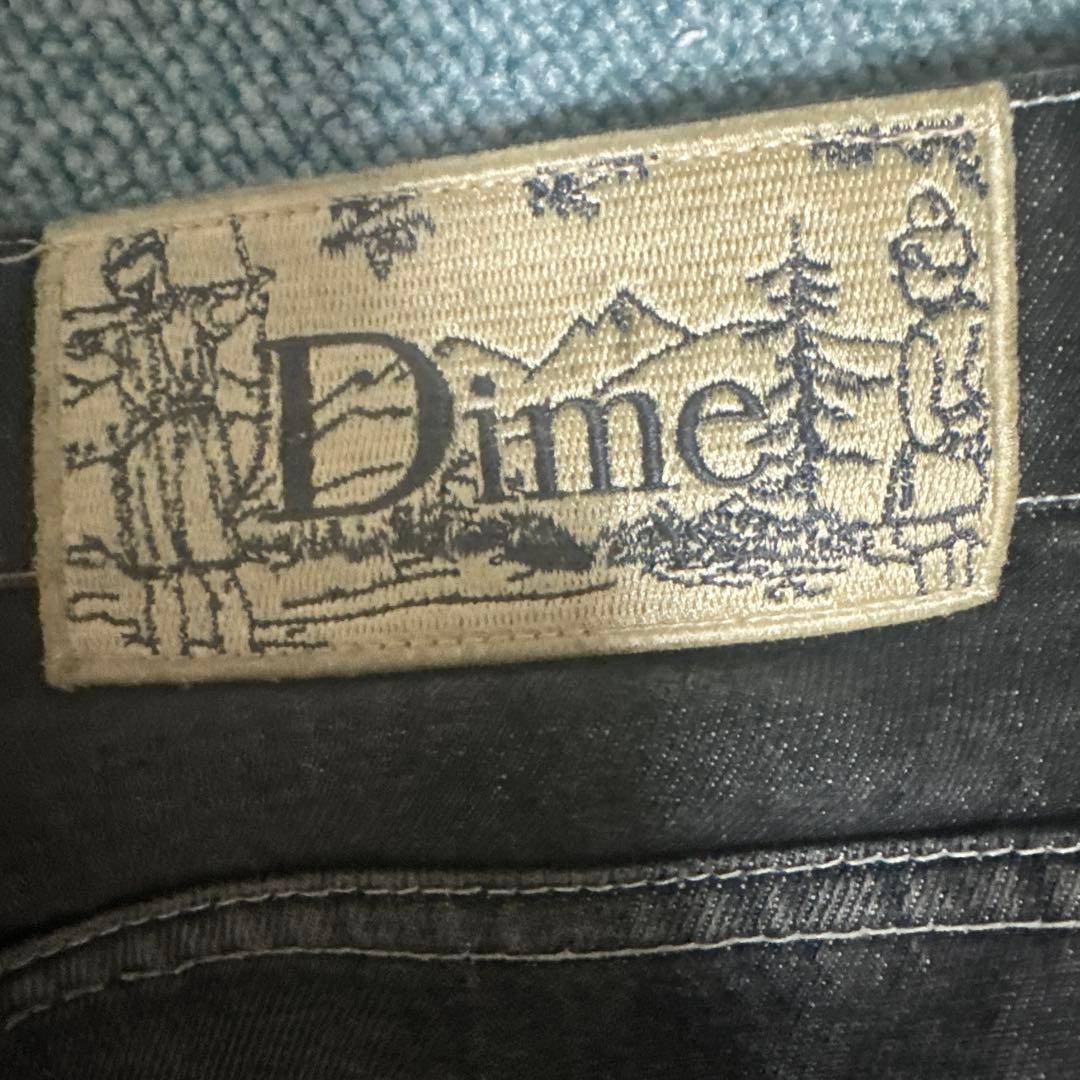 正規品dime大人気 DIME baggy denim デニム ブラック L