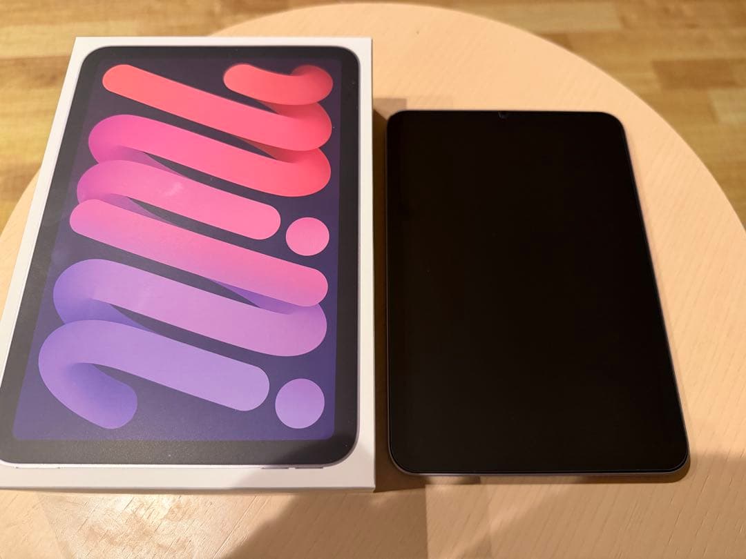 B*u様 iPad mini 第7世代 128GB パープル 美品 バッテリー1