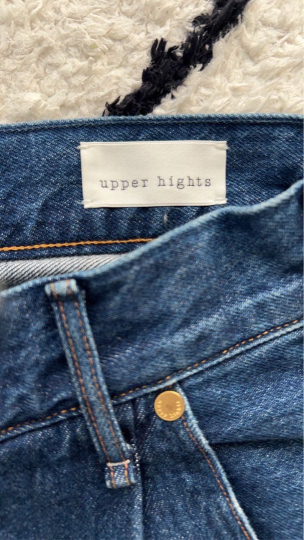 CONTE【別注】＜upper hights ＞タックデニムパンツ