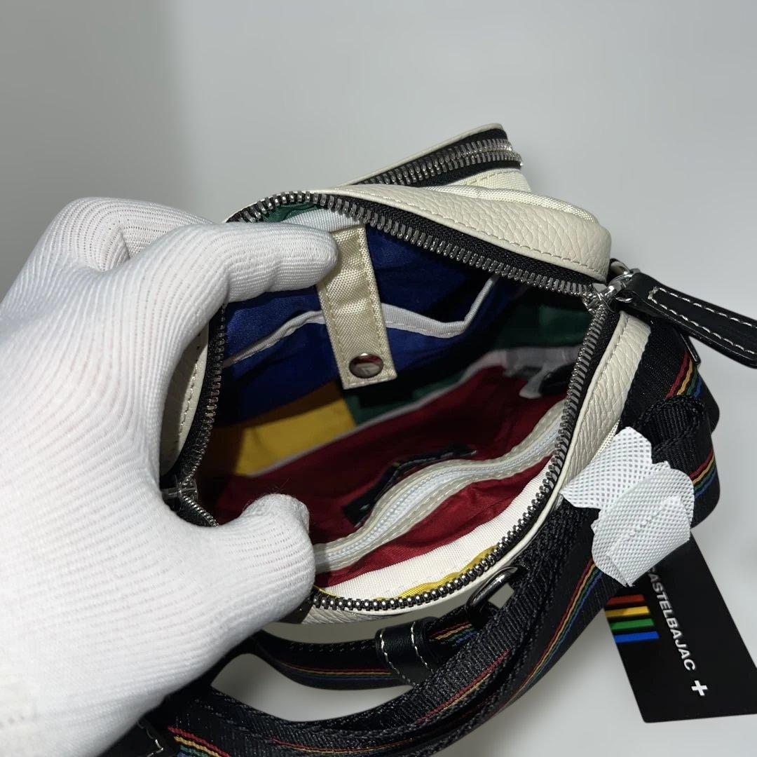 カステルバジャック コネクト ショルダーバッグ CASTELBAJAC ホワイト