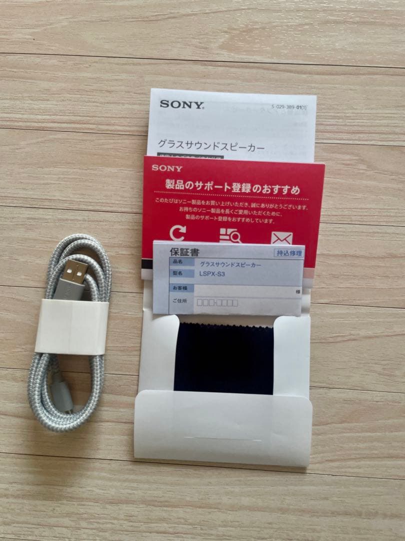SONY ソニー LSPX-S3 グラスサウンドスピーカー