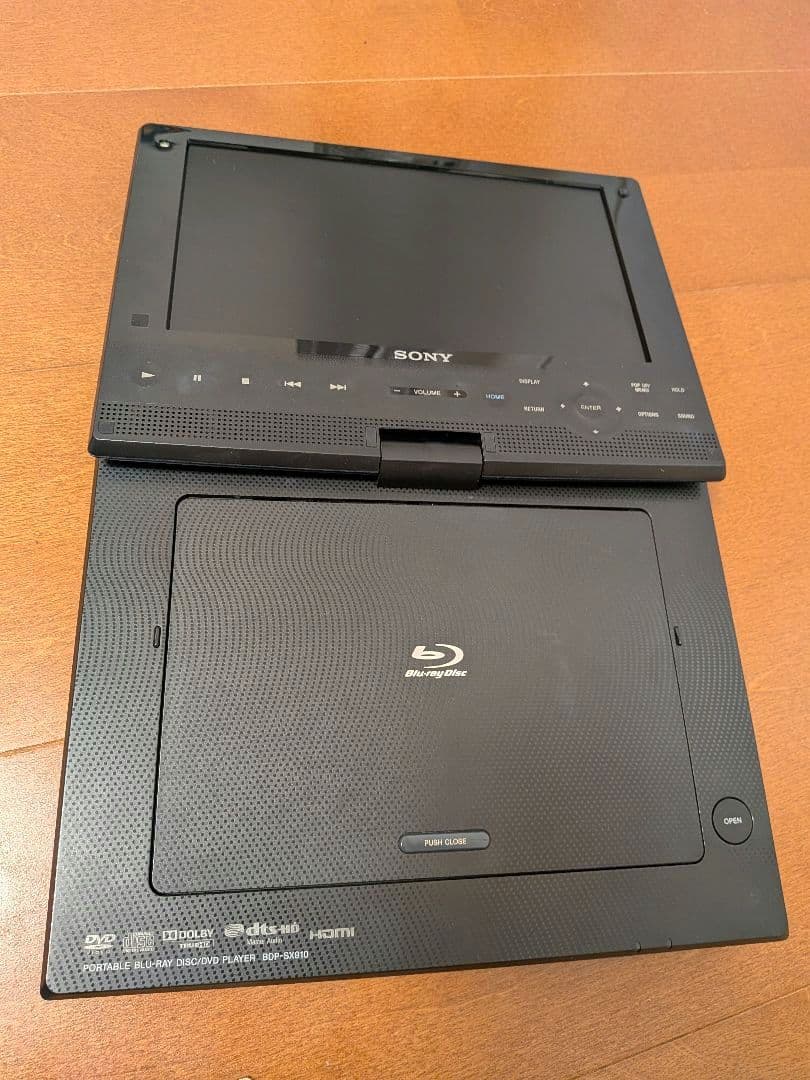 SONY BDポータブル ブルーレイプレーヤーBDP-SX910(収納バッグ付)