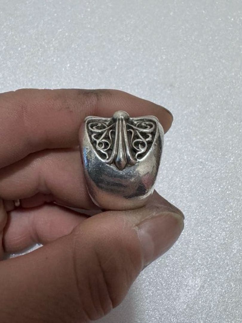 【購入条件あり】クロムハーツ　クラシックオーバルクロスリング　22号