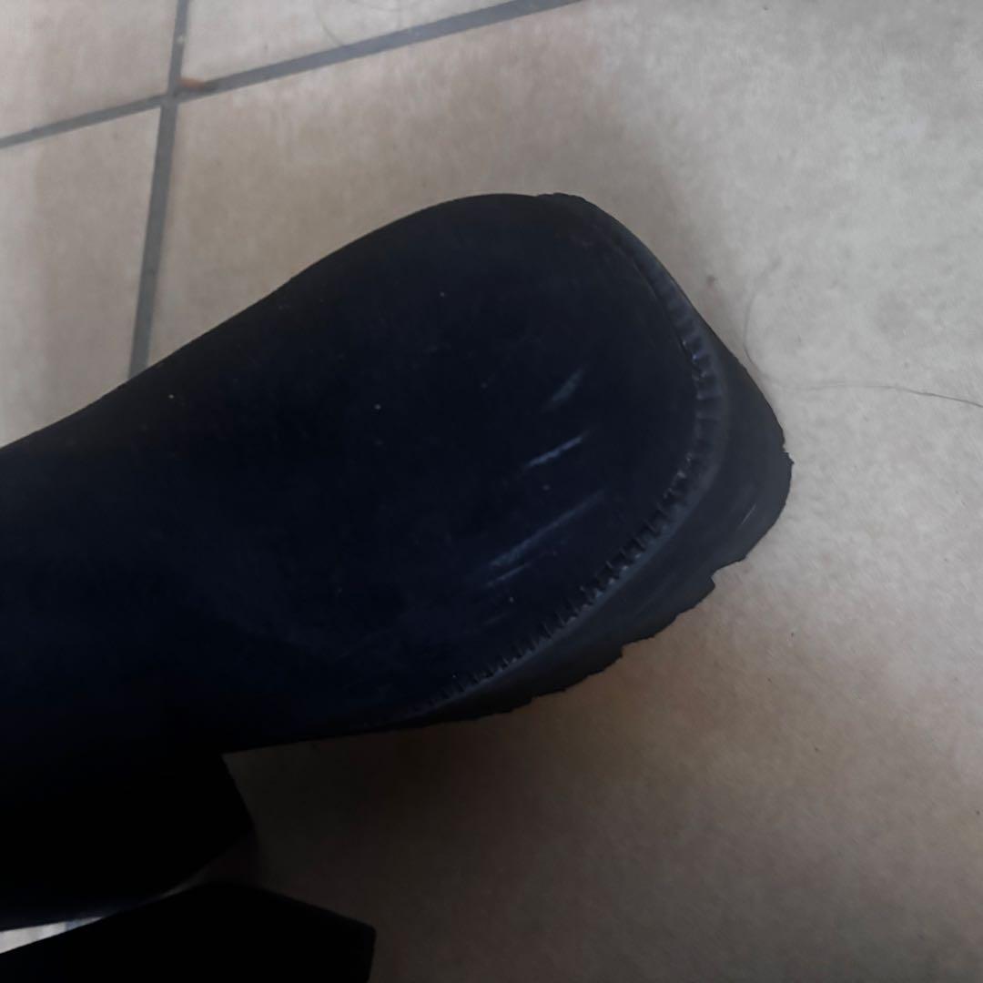 EMODA 黒 ニーハイブーツ プラットフォームヒール