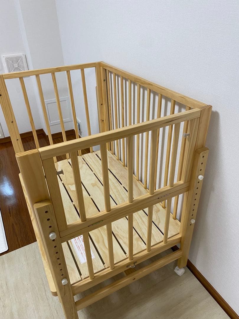 そいねーる ミニ ベビーベッド ナチュラル