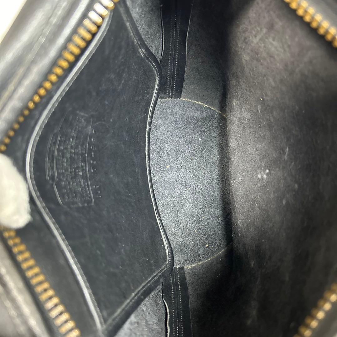 【美品】コーチ 9953 バケツ型ショルダーバッグ レザー 斜め掛け 肩掛け 黒