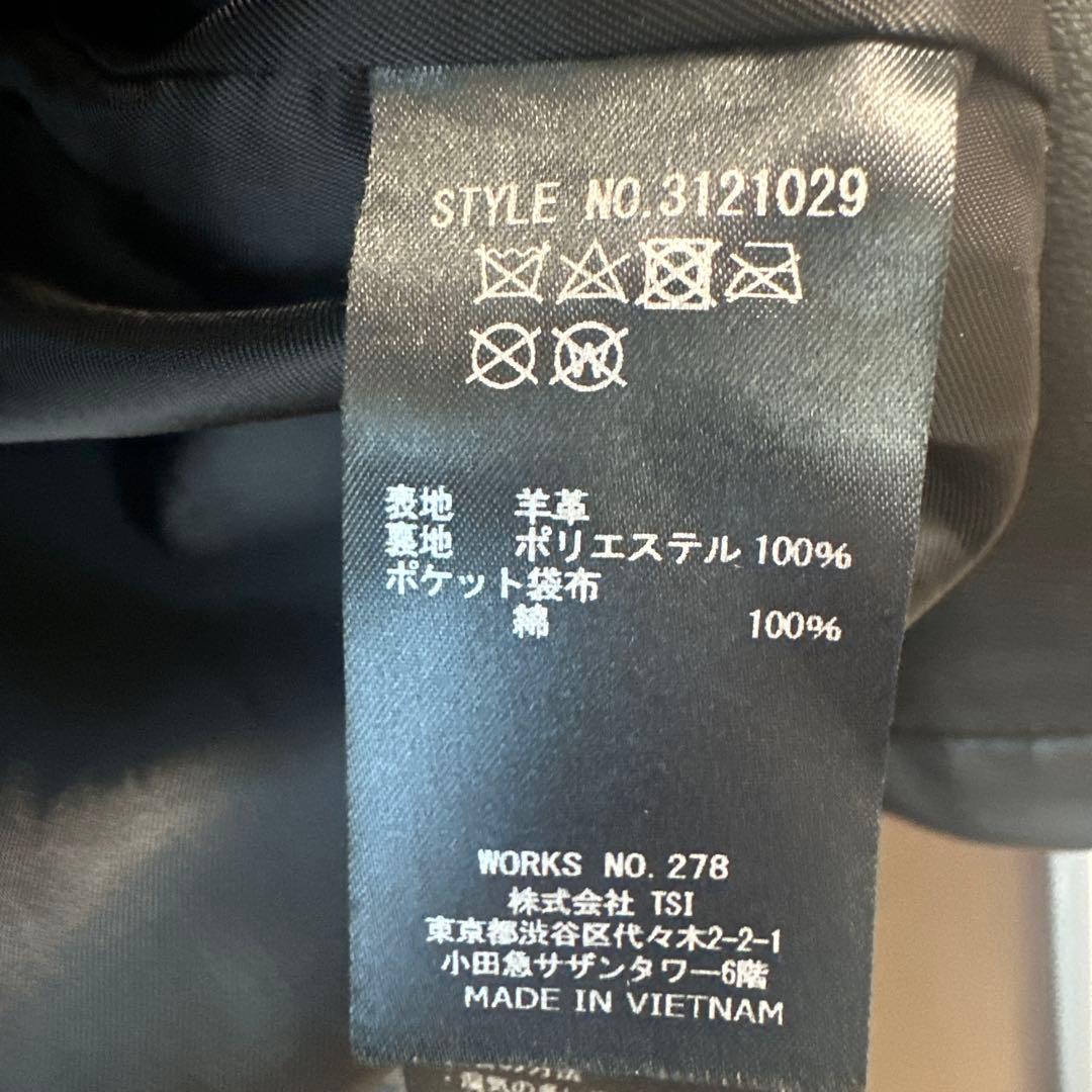 ジャケット・アウター SCHOTT LOOSE FIT LEATHER JACKET