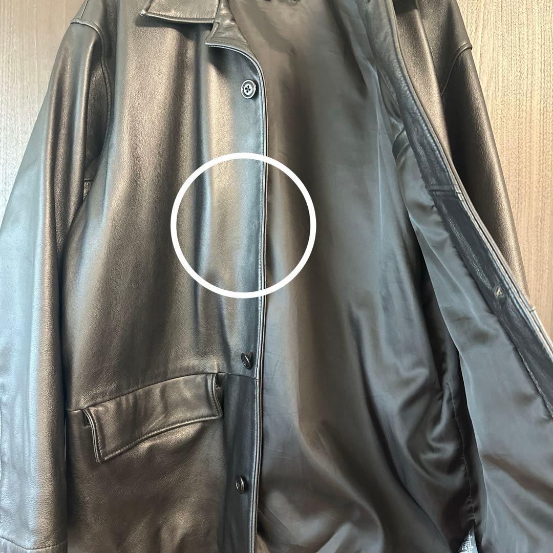 ジャケット・アウター SCHOTT LOOSE FIT LEATHER JACKET