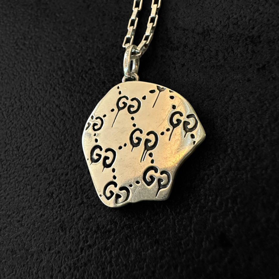 GUCCI ゴースト　スカル　ネックレス SV925 silver シルバー