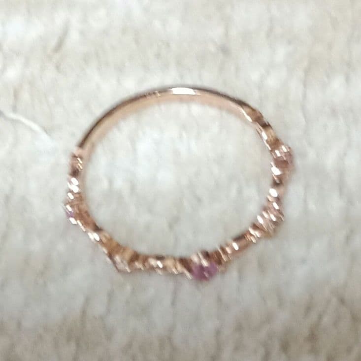 サマンサティアラ　ピンクゴールド１０ｋ　７号