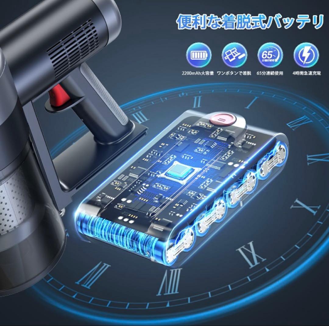 掃除機【吸引力完全進化65Kpa超強力!革新版グリーンLED