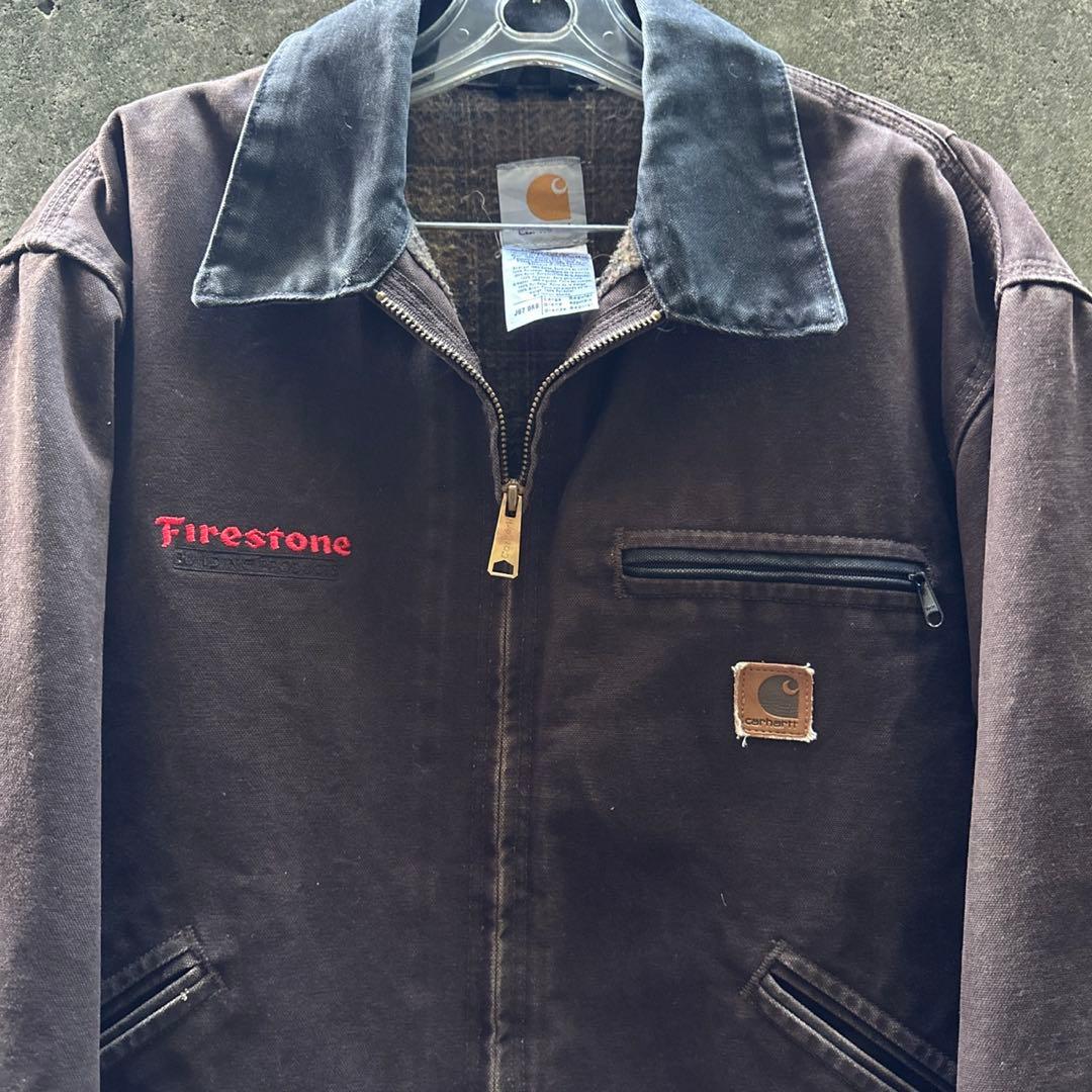 【USA製】carhartt デトロイトジャケット J97 DKB