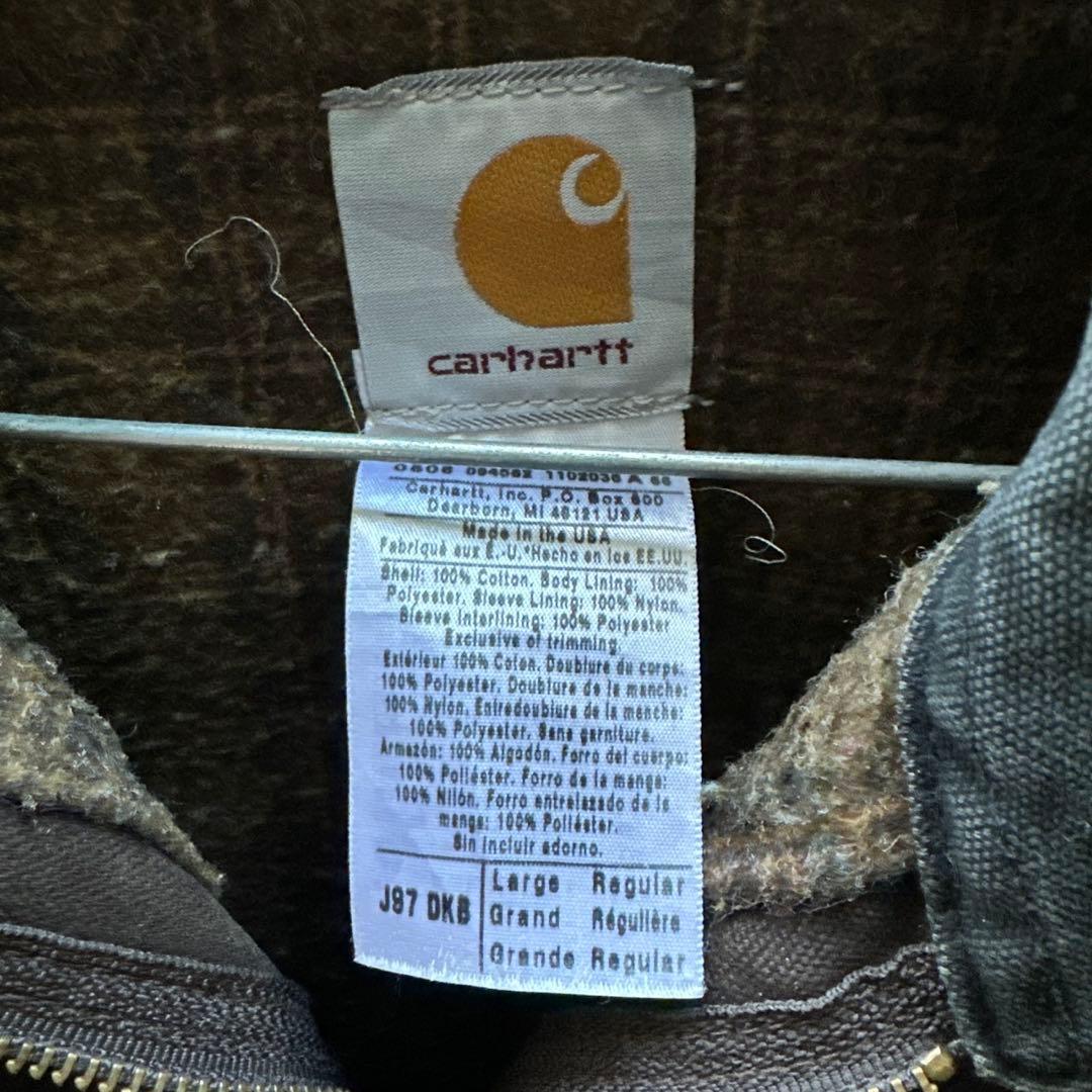 【USA製】carhartt デトロイトジャケット J97 DKB