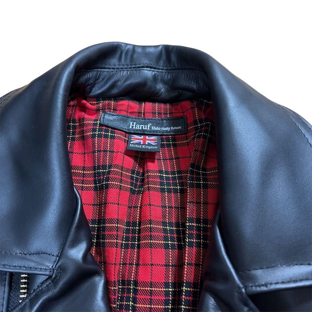 【激レア】Haruf ハルフUK ダブルライダース　　ホースレザージャケットS