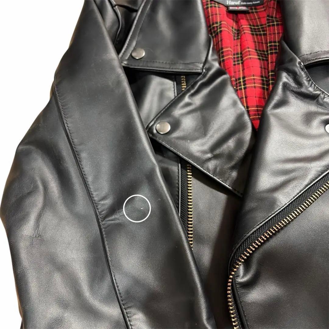【激レア】Haruf ハルフUK ダブルライダース　　ホースレザージャケットS