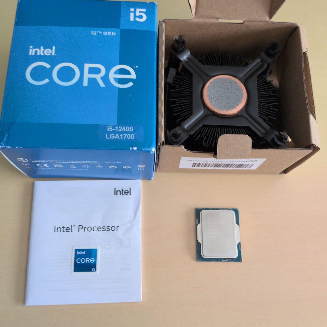 Intel Core i5-12400　韓国リテール品　動作確認済み