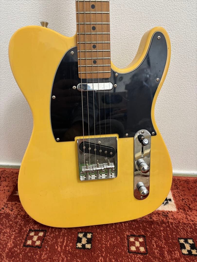 Bacchus テレキャスター イエロー　エレキギター