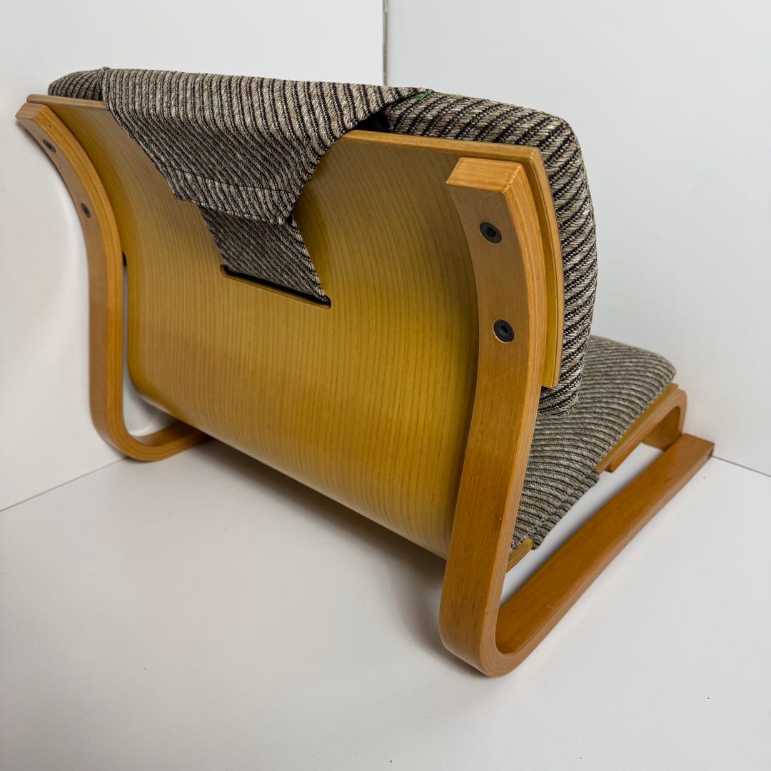 新日本木工 曲木 低座椅子 胡坐楽座椅子　ローチェア