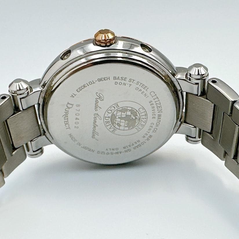 シチズン クロスシー レディース腕時計 エコドライブ ソーラー ピンクゴールド