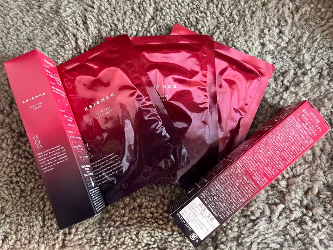 ESIENCE ナノシープセラム ナノシープ導入美容液2本&マスク3個付き