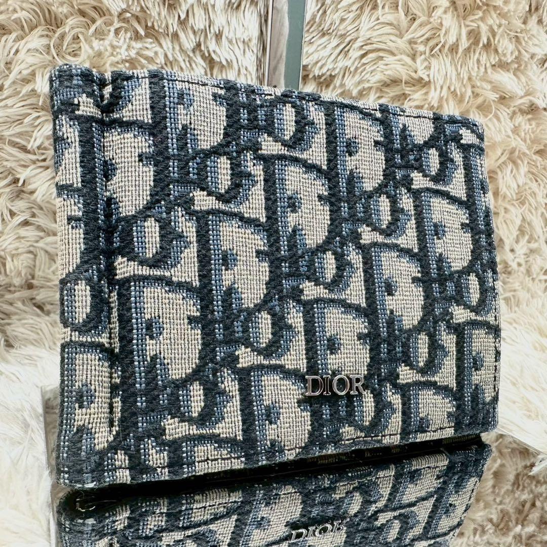 【未使用級】ディオール マネークリップ トロッター オブリーク ジャガード