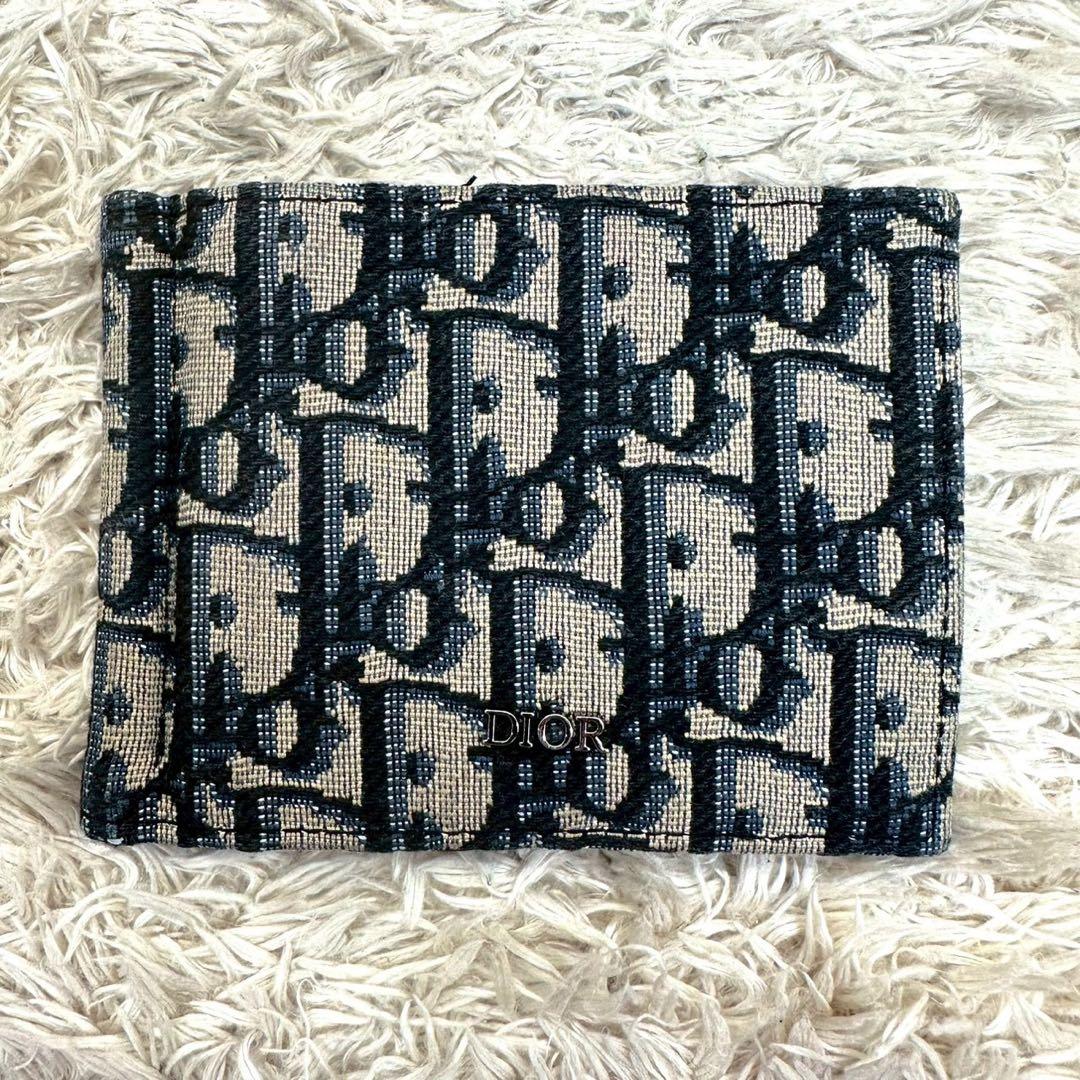 【未使用級】ディオール マネークリップ トロッター オブリーク ジャガード