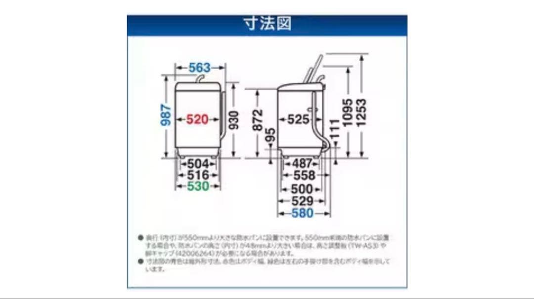 【中古】東芝洗濯機 AW-7GM1 7kg 2022年製