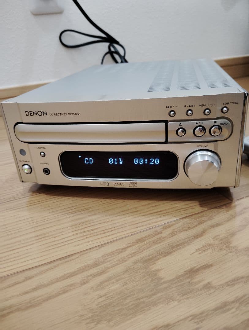 【極美品・動作良好】DENON RCD-M33 CDレシーバー チューナーアンプ