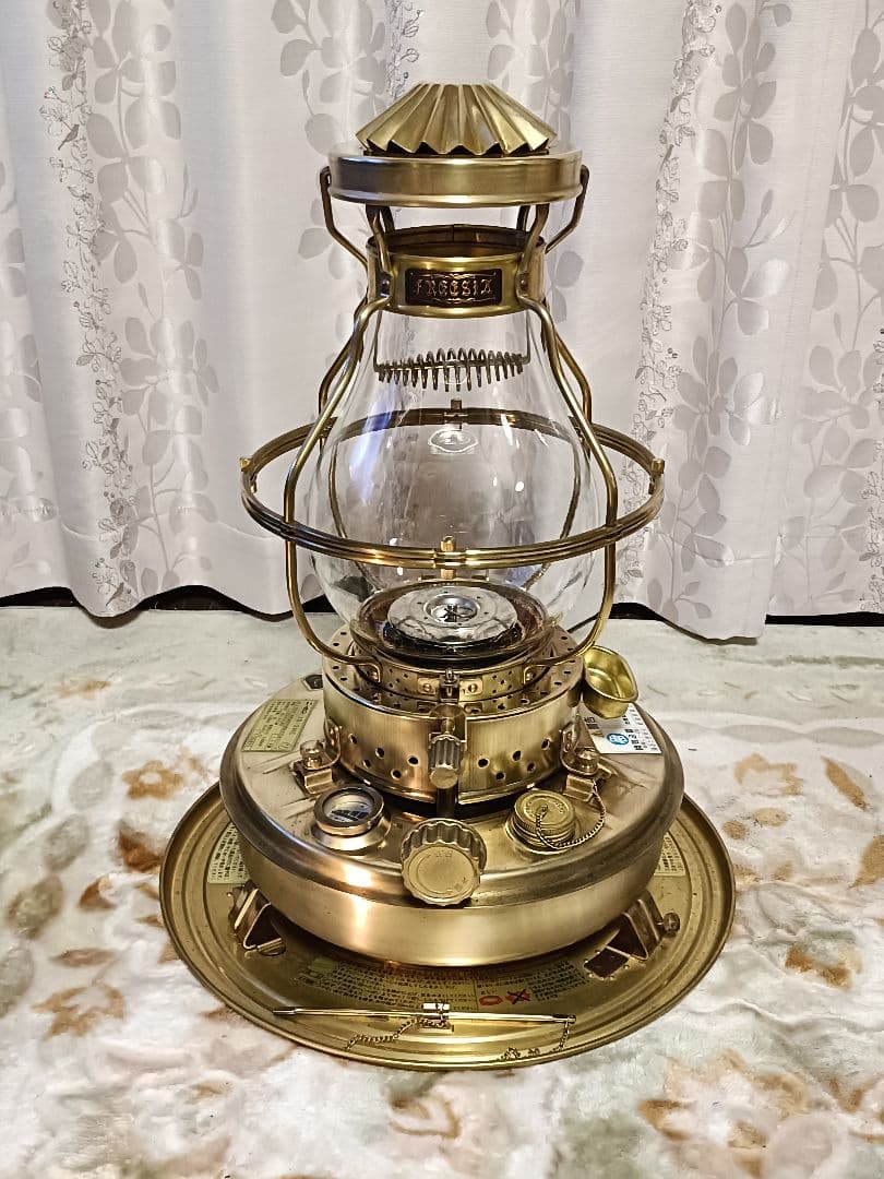 【美品】ニッセン石油ストーブ ゴールドフレーム IS-3NE 復刻版