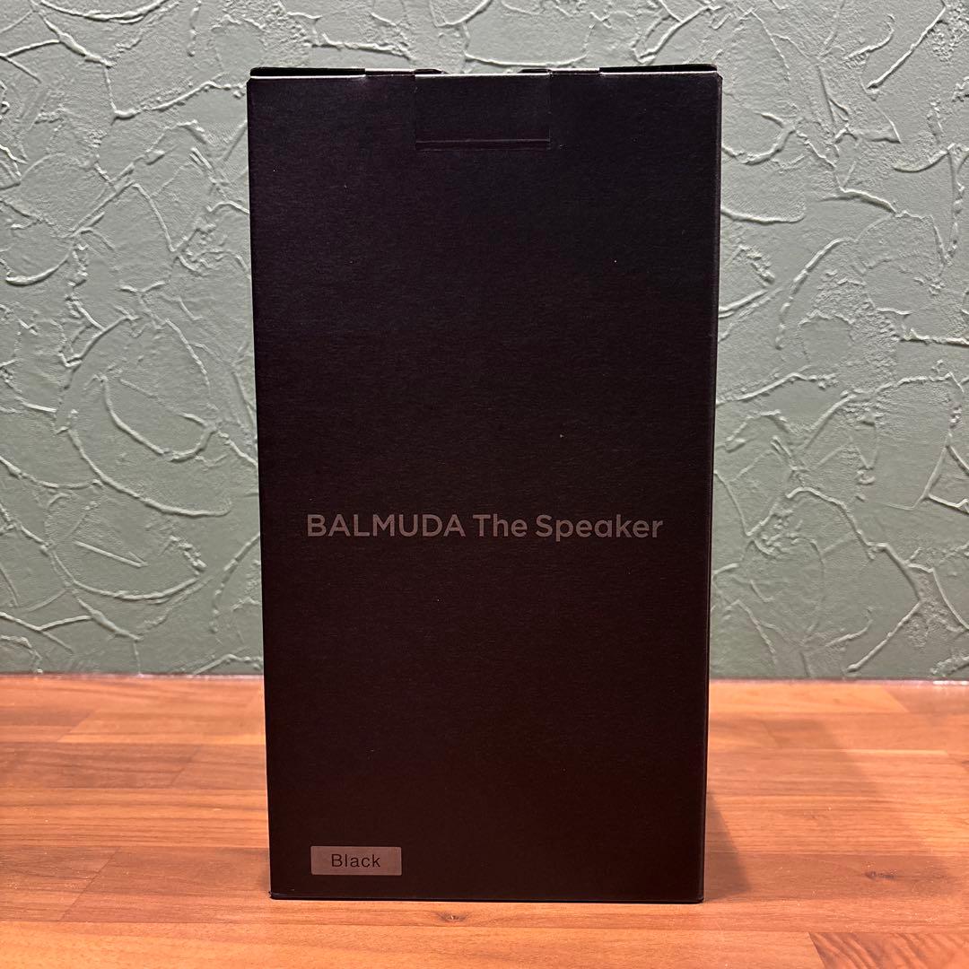 BALMUDA The Speaker M01A-BK バルミューダスピーカー