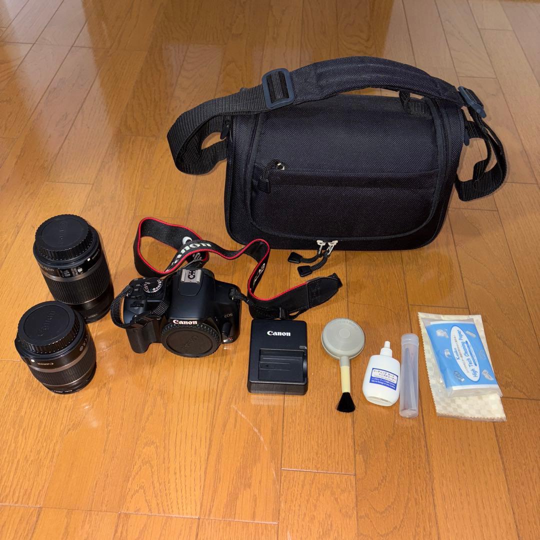 Canon デジタル一眼レフカメラ レンズ2本付き　EOS kiss X2