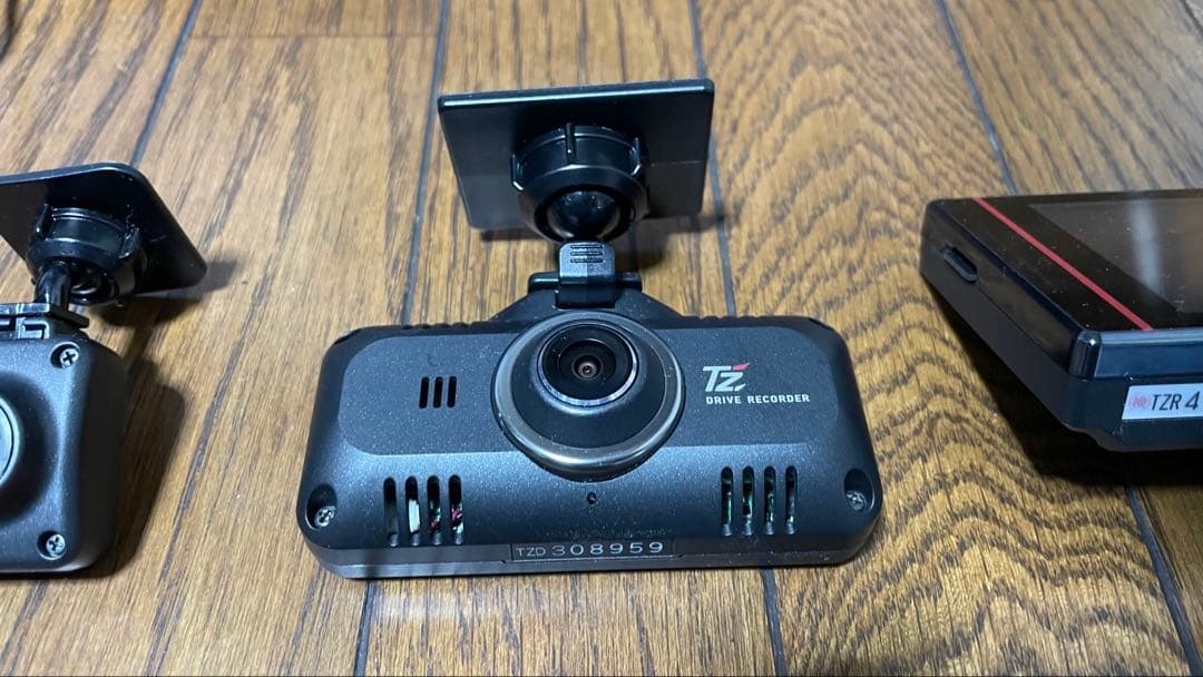 セルスター TZ-R203L TZ-D201レーダー探知機 前後ドラレコセット