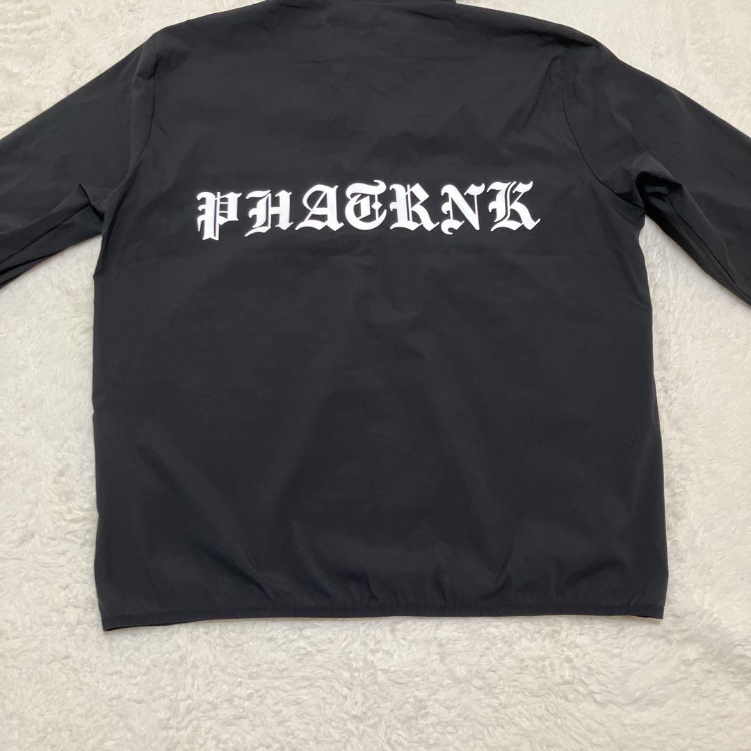 ⭐︎極美品⭐︎⭐︎人気デザイン⭐︎PHATRNK ナイロンジャケット　ロゴ　フード