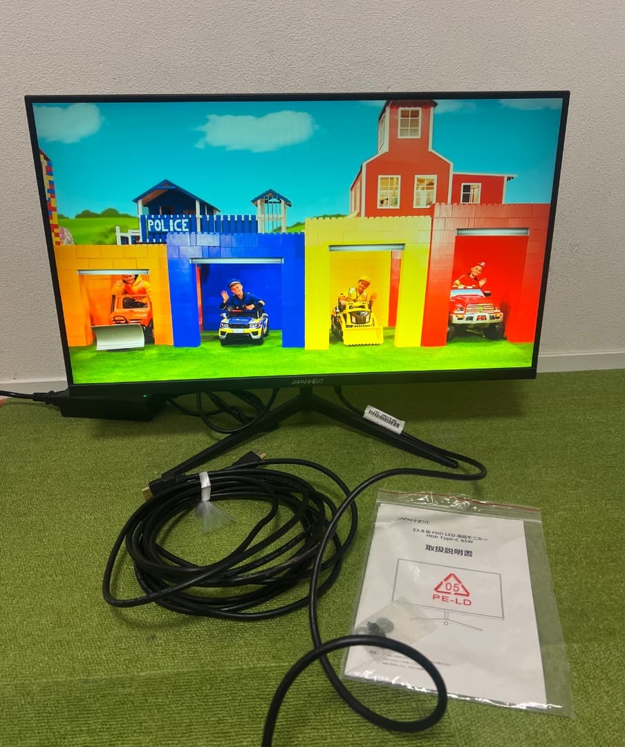JAPANNEXT 23.8インチIPSパネル スピーカー内蔵 フルHDモニター
