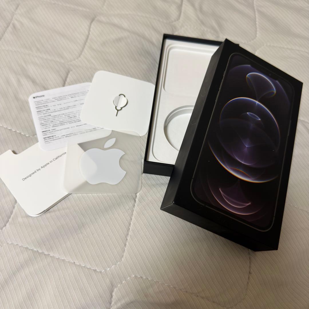 【美品】iPhone 12 ProMax 256GB グラファイト SIMフリー
