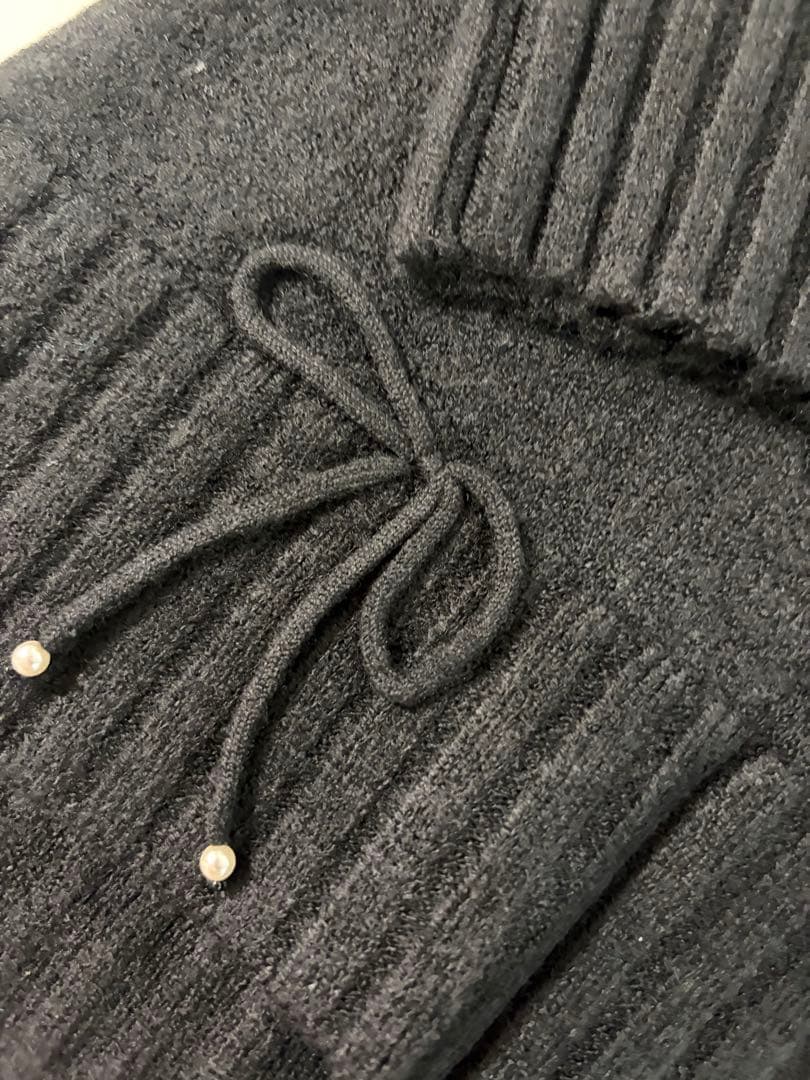 2024AWスーパービューティー　胸元刺しゅう入り　ハイネックセーター 44