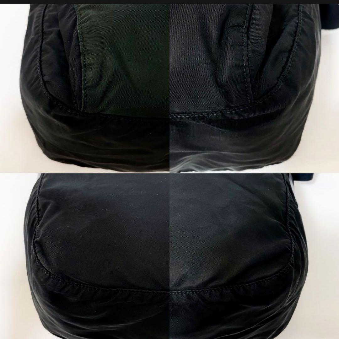 【美品・正規品】 PRADA プラダ Wポケット メッセンジャーバッグ ナイロン