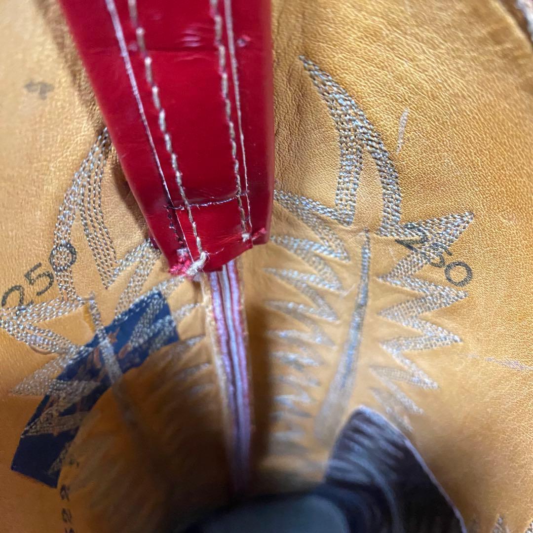 TONY LAMA トニーラマ ウエスタンブーツ レッド ヴィンテージ　80'