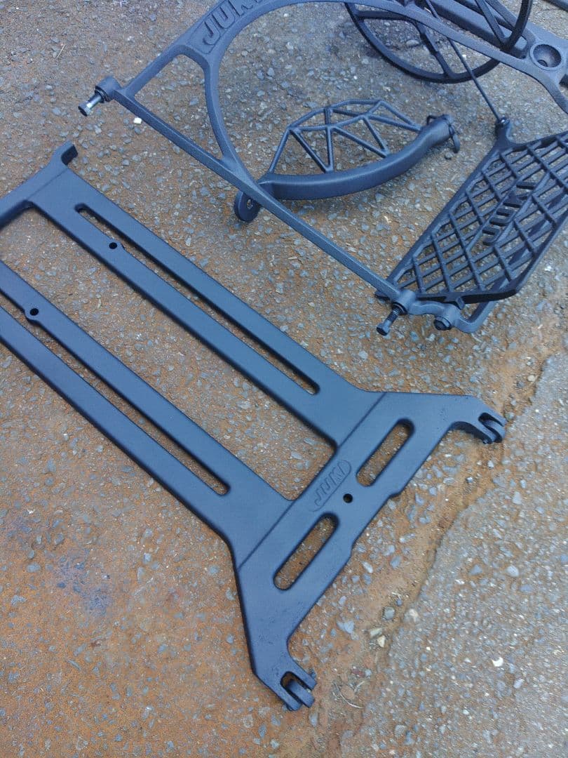 『分解リペイン仕上げ完了』JUKI足踏みミシン台　ガーデンシェッド⭕ 古道具