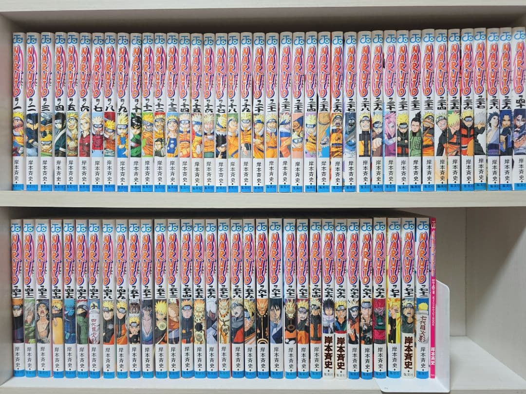 NARUTO 全72巻[完]+関連本/全巻簡易クリーニング済み/N01