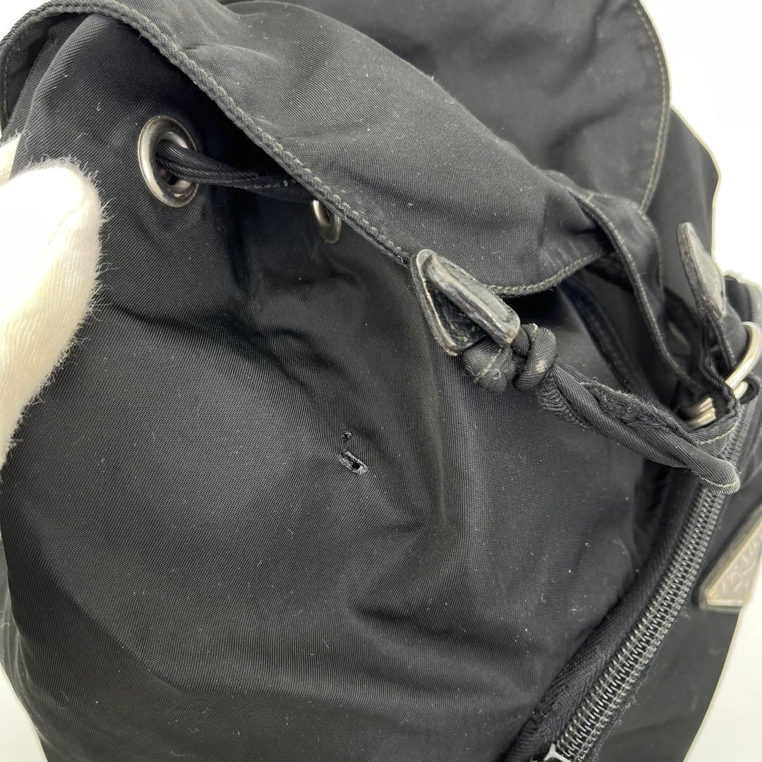 PRADA リュック バックパック 三角ロゴ テスートナイロン 黒 男女可能