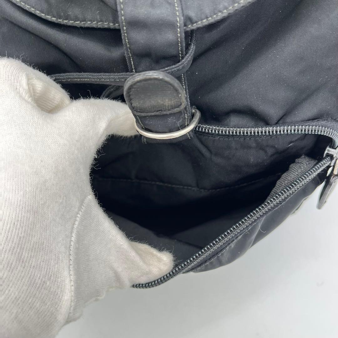 PRADA リュック バックパック 三角ロゴ テスートナイロン 黒 男女可能